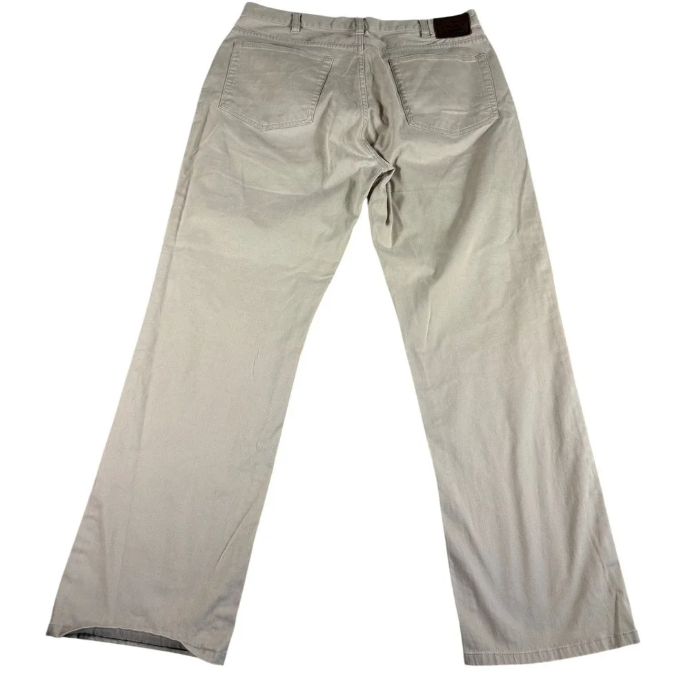 Polo Ralph Lauren Jeans Mens 36x30 Beige Streetwear Rugged Heritage Straight Leg